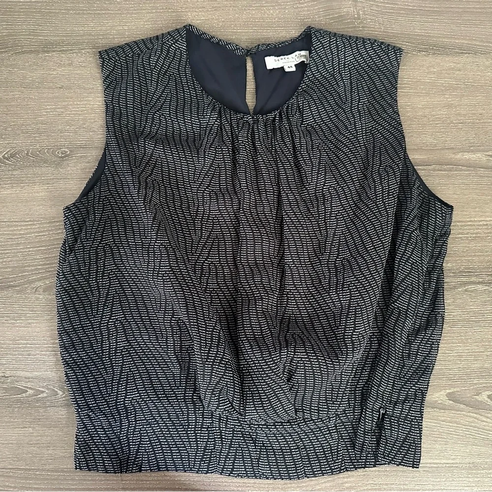 Derek Lam 10 Crosby Pleated Crinkle Blouse 44 6